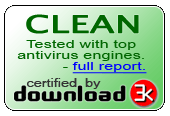 CyeWeb antivirus report at download3k.com