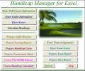 Handicap Manager for Excel Screenshot 0