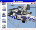 3D Kit Builder (Police Helicopter 2) Screenshot 0
