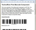 TechnoRiver Free Barcode Software Component Screenshot 0