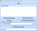 MS PowerPoint Export To Multiple PDF Files Software Screenshot 0