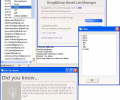 DragNDrop E-mail List Manager Screenshot 0
