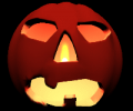 3D Halloween Pumpkin Screensaver Screenshot 0