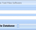 MS Access Import Multiple Text Files Software Screenshot 0