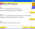 Easy-to-Use PDF to RTF Converter Screenshot 0