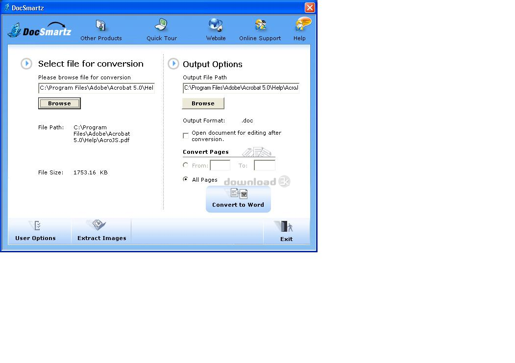 Download Docsmartz-Convert-PDF-to-Word-Documents-6.1.exe ...