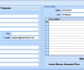 Excel Invoice Template Software Screenshot 0