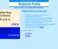 Hilbert Neue Condensed Font OpenType Screenshot 0