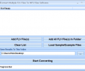 Convert Multiple FLV Files To MP3 Files Software Screenshot 0