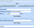 File Splitter and Merger Software Screenshot 0