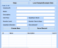 Excel Inventory List Template Software Screenshot 0