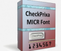 CheckPrixa MICR E13B Font Screenshot 0