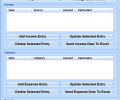 Expense and Income Manager Software Screenshot 0