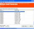 Millions Email Generator Platinum Screenshot 0