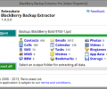 BlackBerry Backup Extractor Screenshot 0
